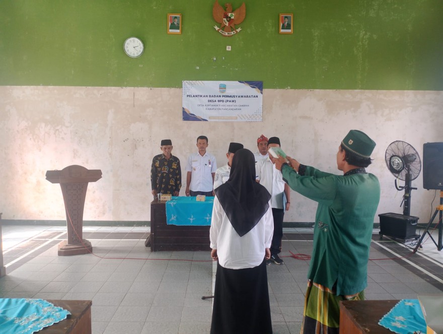 PELANITKAN BPD PAW Desa Kertamukti